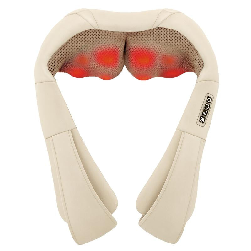 DAILYLIFE Shiatsu Neck and Back Massager - Electric Shoulder Massage Pillow for Ultimate Relaxation and Muscle Relief for Neck, Back, Shoulder, Foot, Leg - Perfect Gift for Everyone!